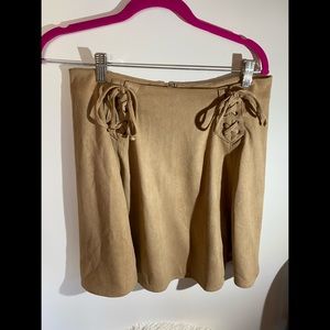 Francesca’s Suede Skirt